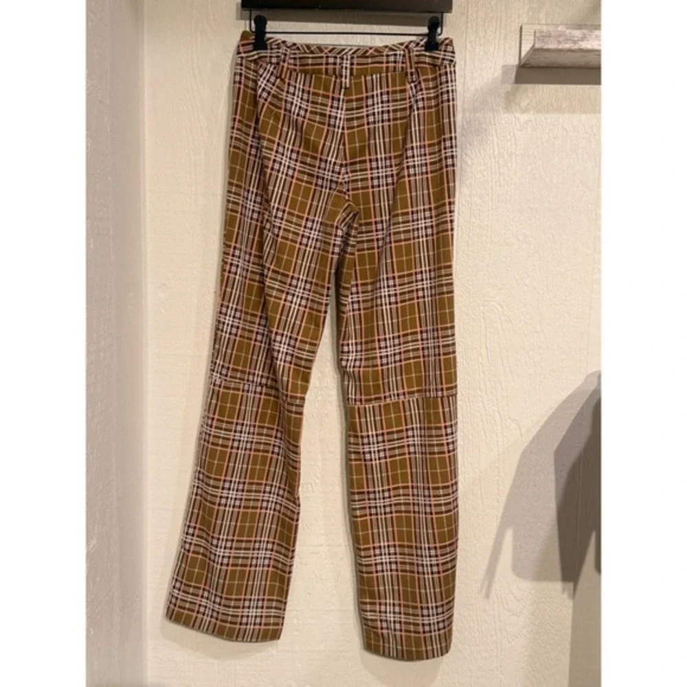 Set on You Slim‎ Retro Plaid yarn-dye Trousers